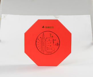 Impression polychrome jaune rouge de boîte-cadeau rigides durables vigoureux de carton
