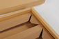 Boîte en papier pliable en carton ondulé à paroi simple Taille extérieure 240*160*120 mm