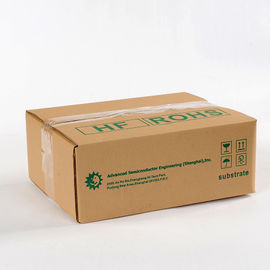 Les boîtes de rangement de carton de carton ondulé ont adapté le logo aux besoins du client 10kg porteur