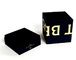 Bijoux magnétiques vigoureux de bougie de boîte-cadeau de fermeture empaquetant la couleur noire