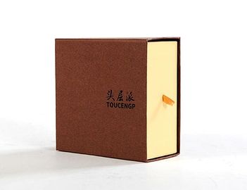 Le tiroir pur de papier de couleur enferme dans une boîte les chaussures de boîte de tiroir de Papier d'emballage et l'emballage de costume
