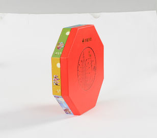 Impression polychrome jaune rouge de boîte-cadeau rigides durables vigoureux de carton
