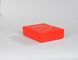 Boîte-cadeau magnétique se pliant rouge de fermeture de rectangle de boîte-cadeau de carton