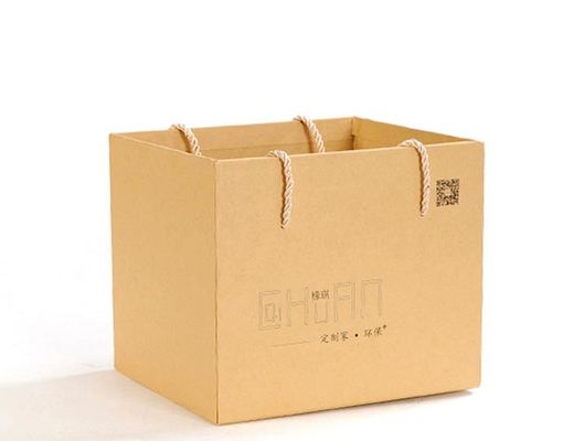 Empaquetage portatif de présents de cadeaux de boîte d'annonce imprimé par carton de CCNB