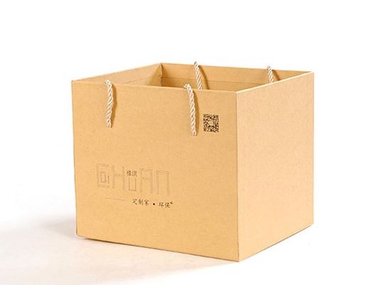 Empaquetage portatif de présents de cadeaux de boîte d'annonce imprimé par carton de CCNB