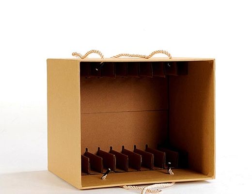 Empaquetage portatif de présents de cadeaux de boîte d'annonce imprimé par carton de CCNB