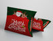 Noël jetable boîte-cadeau rigides de carton de plaine noire pure de 3 plis